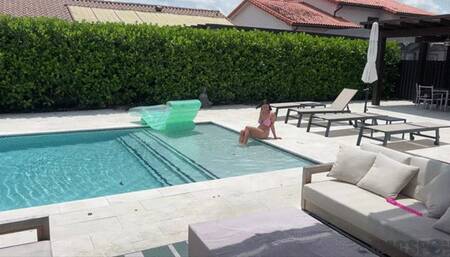 My Busty Hot Neighbor Hailey Rose Outside