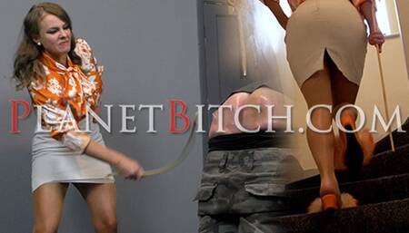 Tears on the 3rd stroke of Miss Grangers cane