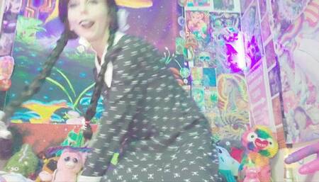 Wednesday Addams Alone In The Mansion Masturbating + Squirting