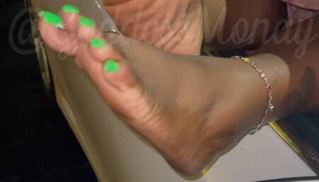 PARKING LOT PIMPIN GREEN GOBLIN TOE WIGGILES BY GODDESS MONAY