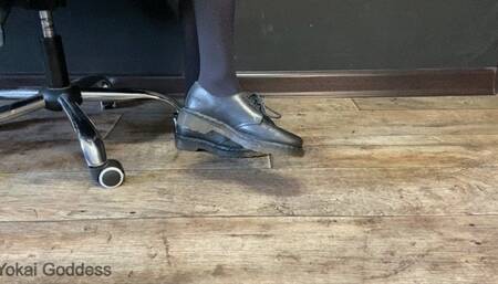 Humiliation and feeding with tasty slices of bread mixed with My spits and ashes