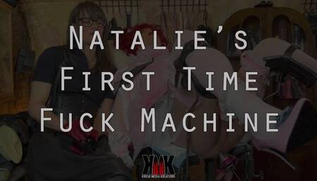 Natalie's First Time fuck Machine
