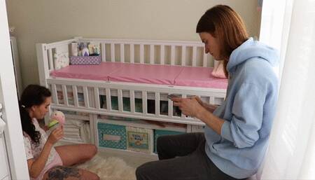 Annoying Step-sister Diaper Change