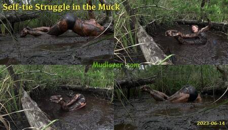 Self Tie Struggle in the Muck, 2023-06-14