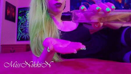 Green Nails and Oily Hands