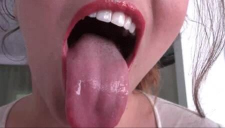 Licking Your Face With My Long Wet Tongue - Mp4 1920x1080p