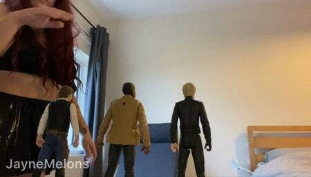 Giantess Plays and Swallows Tiny Men