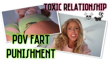 Toxic Relationship POV Face Fart Punishment in Boxer Shorts