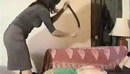 Punished By His Strict Step Aunt (MP4)