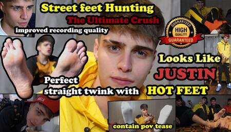 Street feet hunting special : The cutest twink we ever knew David, he melt my brain and wallet with his beautiful eyes, smile and feet