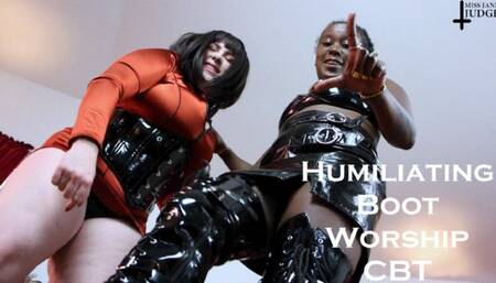 Humiliating Boot Worship CBT SD