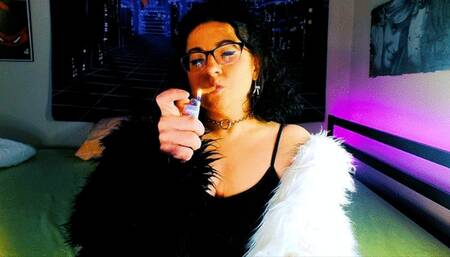 Smoking Brat Gets Off