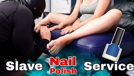 Femdom Lifestyle Nail Painting & Pussy Licking til Orgasm Slave Servitude