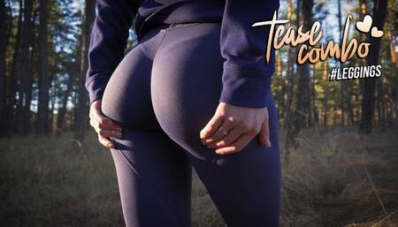 Latina Milf In Super Tight Yoga Pants Teasing Her Amazing Ass In The Forest