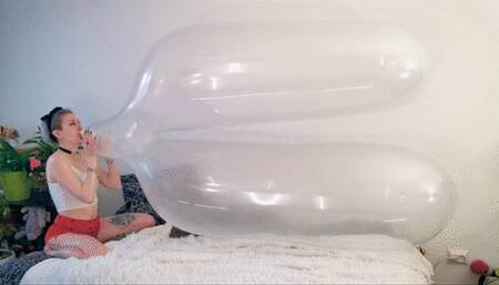 Stashia BTP's clear RX Megaboobs balloon - 480p