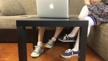 HER SHOE GOT STOLEN IN A LIBRARY - MOV HD