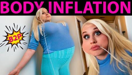 Body Inflation Bloated Belly Breast Expansion Popping B2P