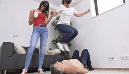 Letting Lady Nora dominate the slave