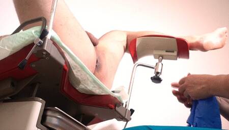 Anal examination with nurse Sandra