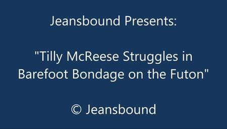 Tilly McReese Bound in Ripped Jeans on the Futon - HD