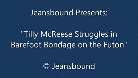 Tilly McReese Bound in Ripped Jeans on the Futon - WMV