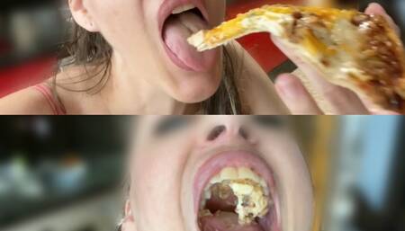 PIZZA WITHOUT AN MASK Fetish food