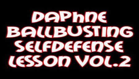 Daphne ballbusting selfdefense lesson volume 2