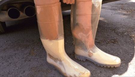 Disgusting milkshake out of my rubber boots (small version)
