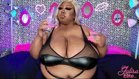 BBW Bloated Belly Burps in Leather (MP4 Version)