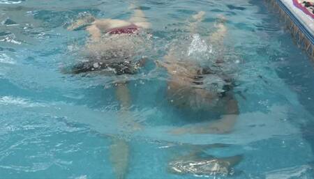 Aaliyah and Tyler Lynn: Pool Fun Part 1 4k