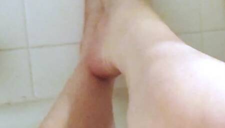 Bath tub foot tease