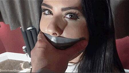 Amber Paige in: Top-Secret Lace Panties Situation: Gorgeous Detective Detained & Searched Becomes a Bound Bargaining Chip for Desperate Crooks! (WMV)