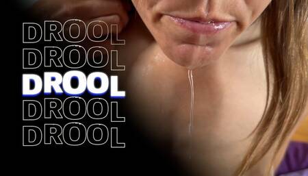 Drooling over body - Spit, Drool and Saliva drips from my mouth (HD)