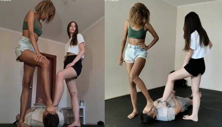 Angie and Laila - Revenge - Mix1 Part3 Laila feet smell