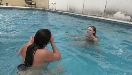 Aaliyah and Tyler Lynn: Pool Fun Part 2 4k