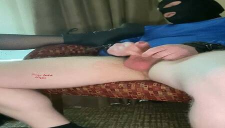 Scarlett Kage - CBT clip Ruined Orgasm - verbal humiliation, verbal domination, ruined male orgasm, crop, impact play, cock smacking MP4SD