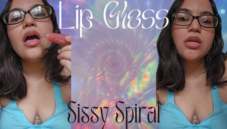 Lip Gloss Sissy Melt - Mesmerized by Countess Wednesday's Shiny, Glossy Lips into Becoming a Pussy Free Loser Who is Caged, a Pay Bitch, Cuckolded, and Feminized - MP4 1080p Mobile