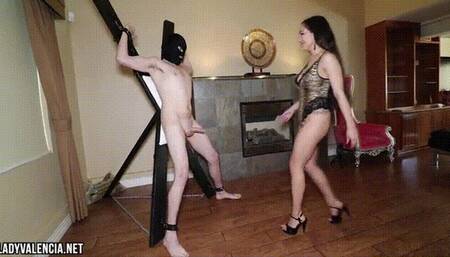 His Very First Ballbusting