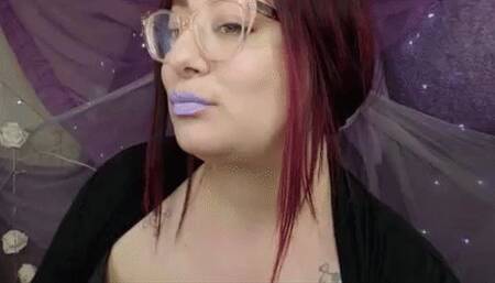 BBW Lipstick Try On & Topless Titty Kissing