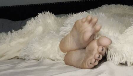 Feet Rubbing in the morning