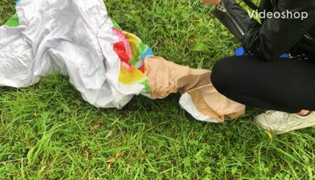 air mattress destruction