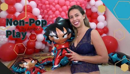 Amber Sexy Non Pop Play With Goku Mylar Foil Balloonsb - 4K