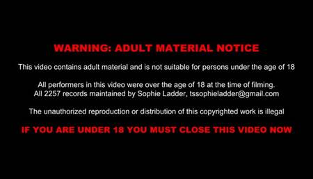 BBW Fucked Hard by Trans Domme Rough Sex and Gagging Facefuck