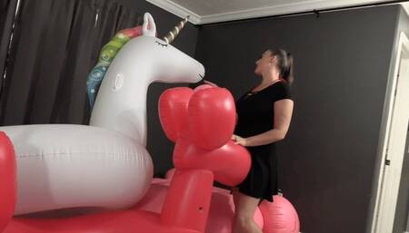 Sexy Inflatable Humping & Cutting Fun With Melanie Hicks - FULL (HD 1080p MP4)