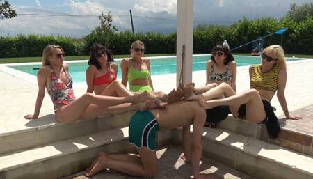 GEA DOMINA - Villa of the Dominatriex - Humiliation with slaps and spits (Mobile)