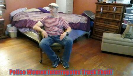Police Woman Interrogates Crook Turns into Boot worship scene!