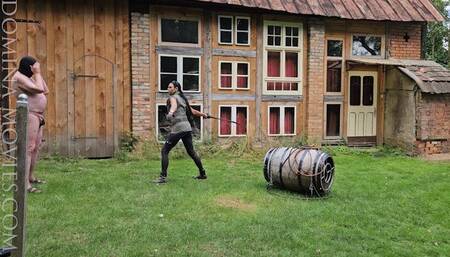 From the Hidden T*** Farm II - Corporal Punishment and Public Shower