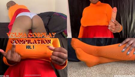 Velma Dinkley Cosplay Compilation 1 HD MP4 1080p by Royal Ro with Gooning, Ebony Ass Worship, Dildo, Cuckolding, Middle Finger, Tease and Denial, Ebony Foot Worship, Socks Fetish, Virgin Humiliation, Ebony Female Domination