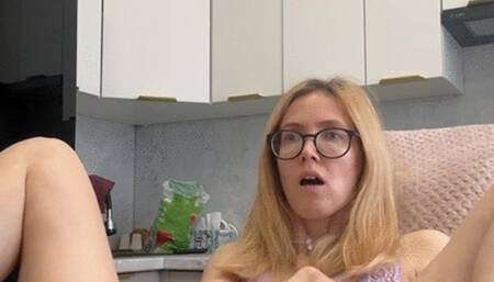 cum with dildo and vibrator