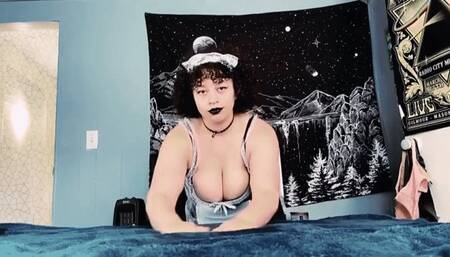 Goth Maid Wants a Big Dick & Vibrator to Cum With by Fiestry